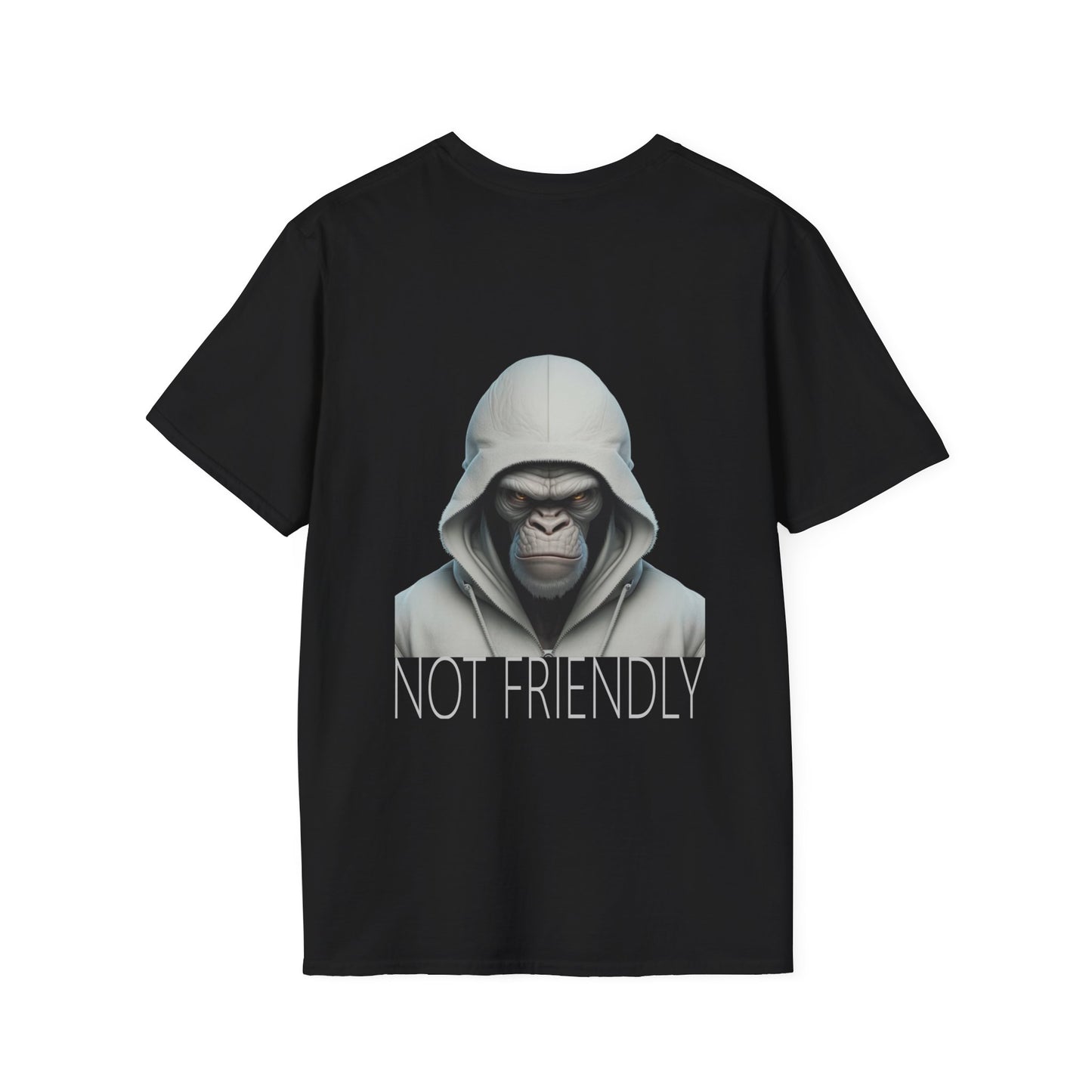 Not Friendly Gorilla Graphic T-shirt
