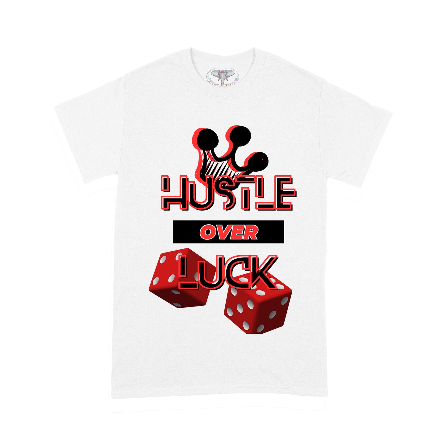 Hustle Over Luck Graphic T-shirt
