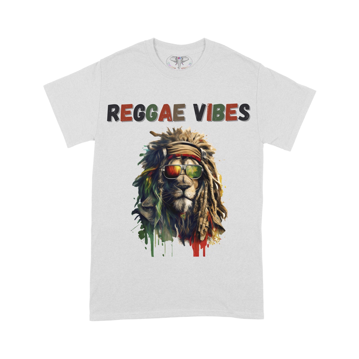 Reggae Vibes Lion Graphic T-shirt