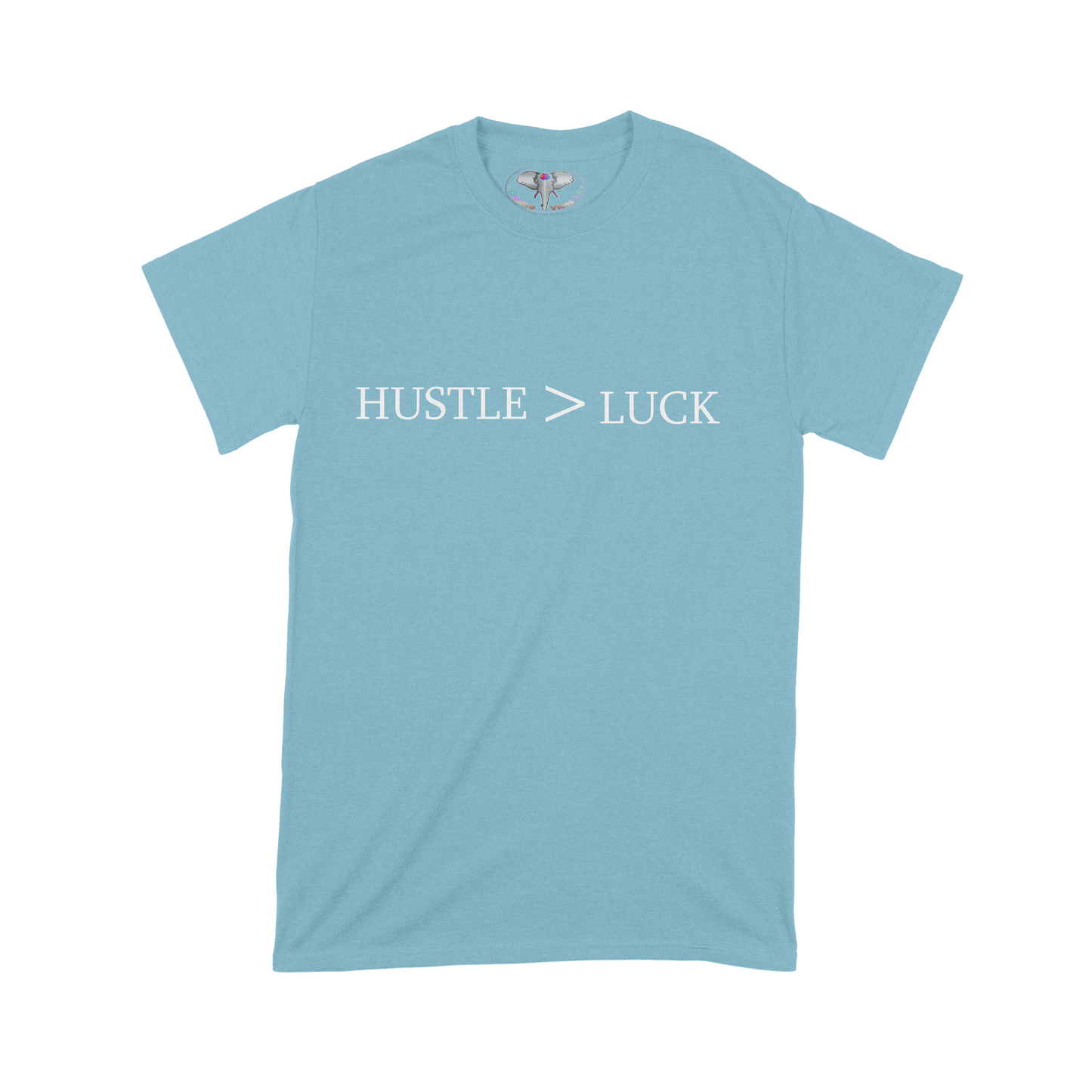 Hustle > Luck Graphic T-shirt