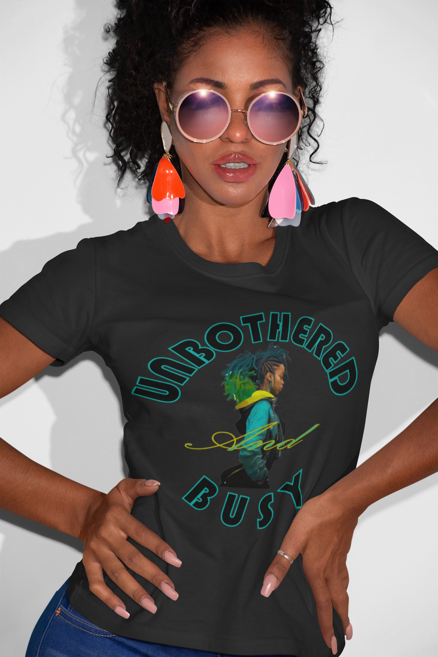 Unbothered & Busy Graphic T-shirt